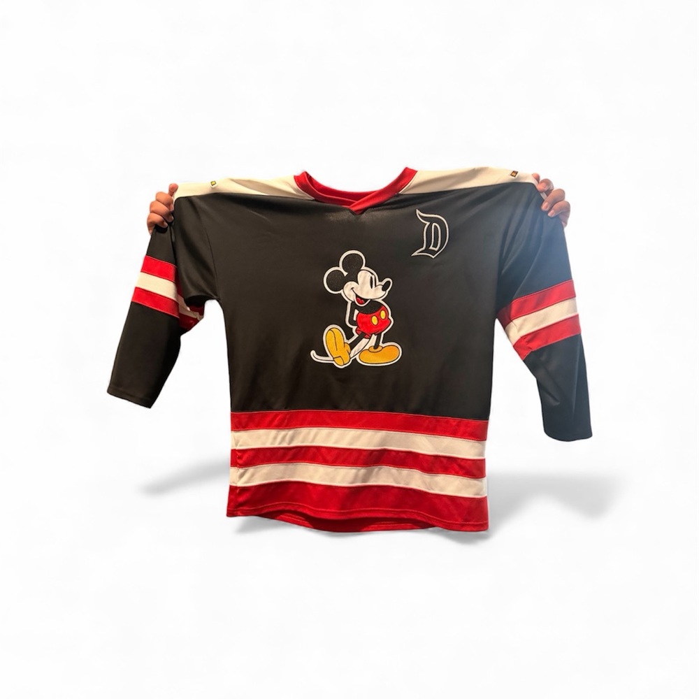 Disney Mickey Mouse Kids Jersey - Black, Red, and White